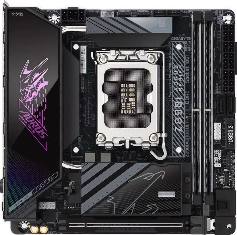 Montaje Placa Base Gigabyte Z890I AORUS ULTRA Gaming PC Arapiles Chamberí